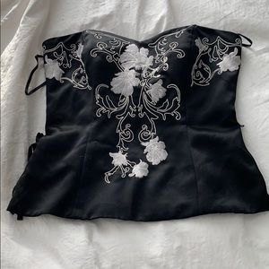White House Black Market Bustier Top